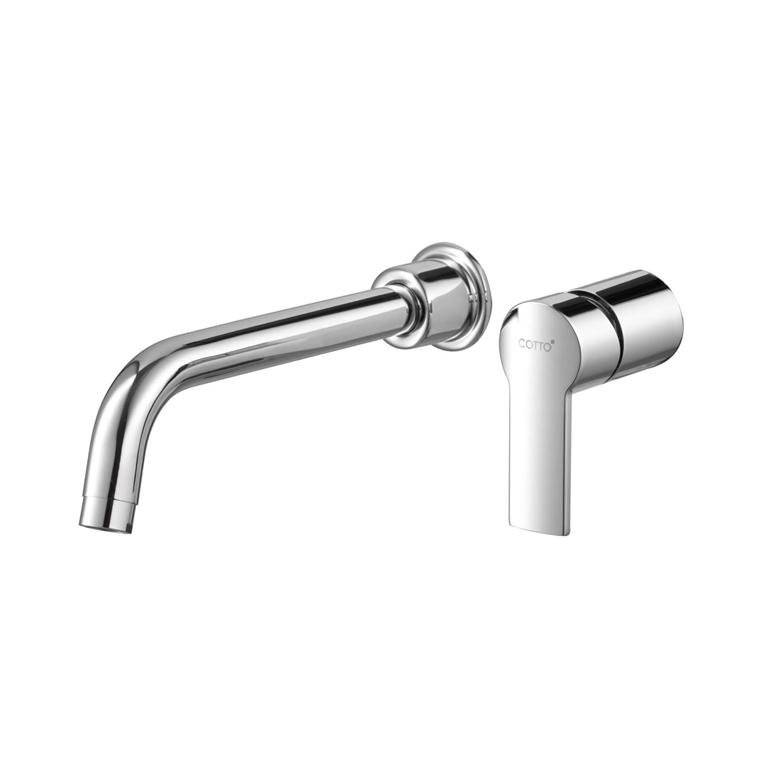 CT1114A Single Lever Basin Faucet (Wall Mount), Alto Series - COTTO